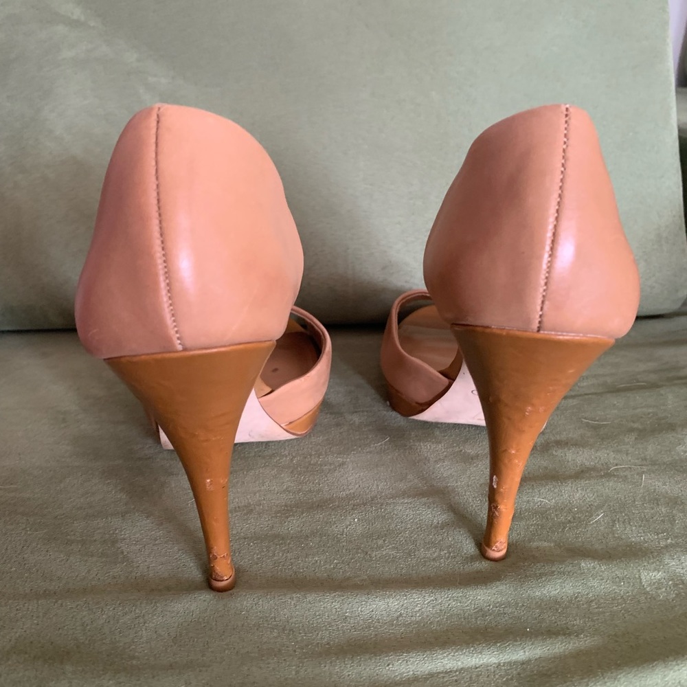Nude peep toe Aldo heels - Picture 3 of 9